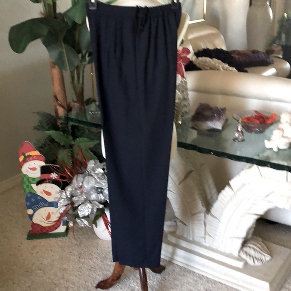 SZ 6 DANI MAX PANT SUIT NAVY PANTS WITH BLUE JACKET DOUBLE BREASTED EXCLT COND - Picture 5 of 7